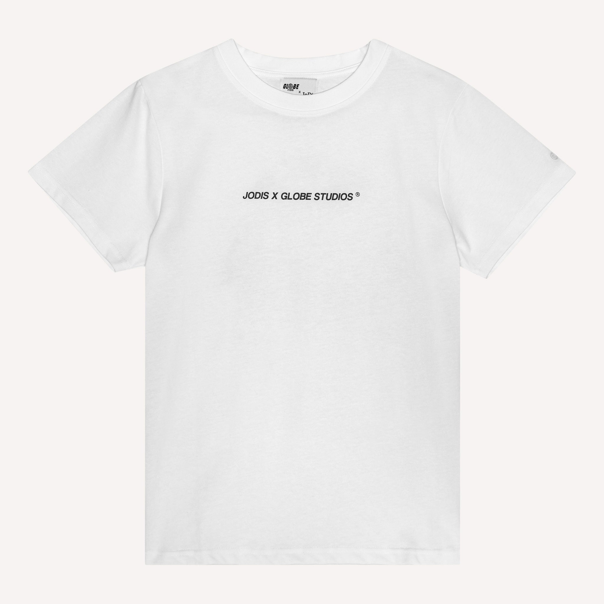 JODIS X GLOBE T-SHIRT WHITE - JoDis